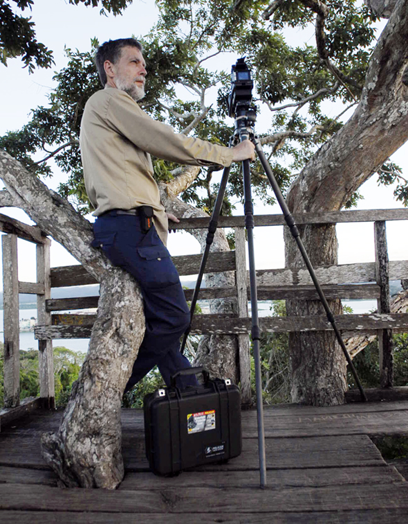 Nicholas making panoramic photography with Hasselblad + Phase One equipment